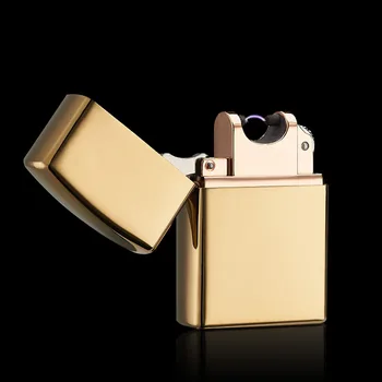 

Cigarette Lighter Metal Windproof Electric Plasma Pulse USB Charging Cigar Smoking Lighter Electric Arc Lighter For Man Gift