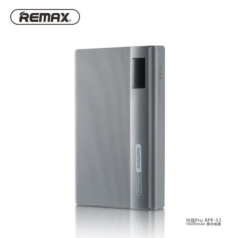  100% Original Remax teléfono móvil Banco de la energía 10000 mAh 2 USB cargador de batería externo 