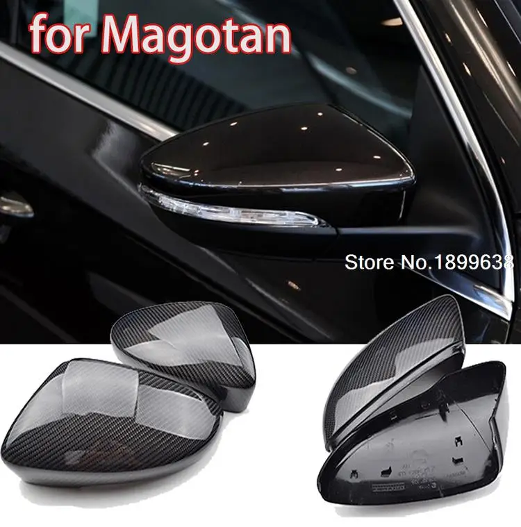 

1:1 Replacement Carbon Fiber Rear View Mirror Cover car styling For Volkswagen Magotan 2012 2013 2014 2015