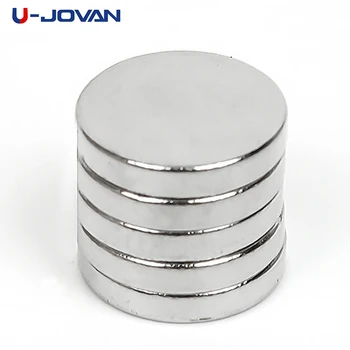 

U-JOVAN 20pcs 10*2mm N50 Super Strong Powerful Small Round Rare Earth Neodymium Disc Magnets 10 x 2 mm 10x2mm
