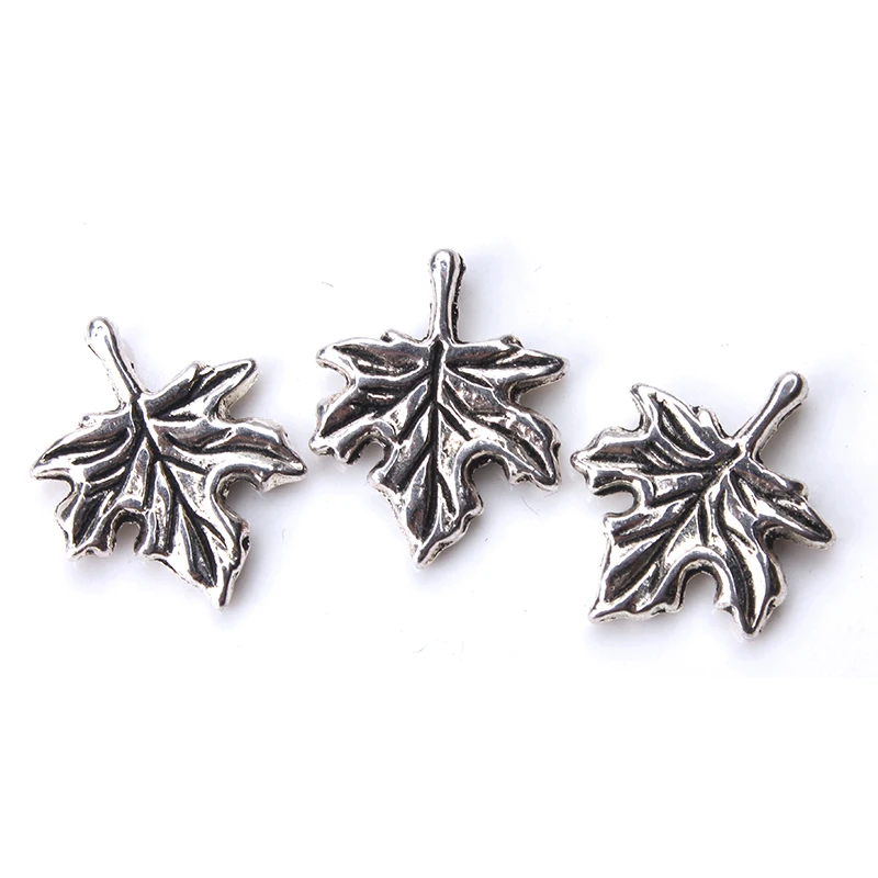 10pcs-lot-15mm-x-13mm-Leaf-Charms-Antique-Silver-Tone-Maple-Leaf-Charms-for-diy-charms