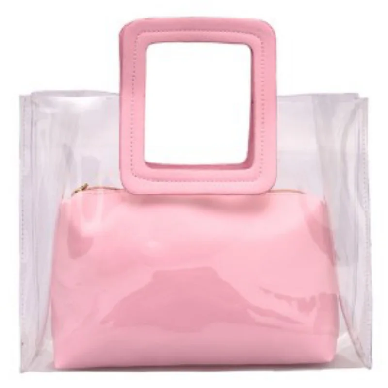 

Women'S Bag Transparent Versatile Handbag Cute Slanting Shoulder Bag Handbag