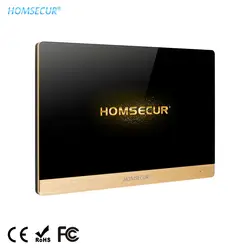 HOMSECUR BM716HD-G 7 дюймов сенсорный экран двери монитор телефона с снимком, функция записи для HDK серии дома/двери безопасности