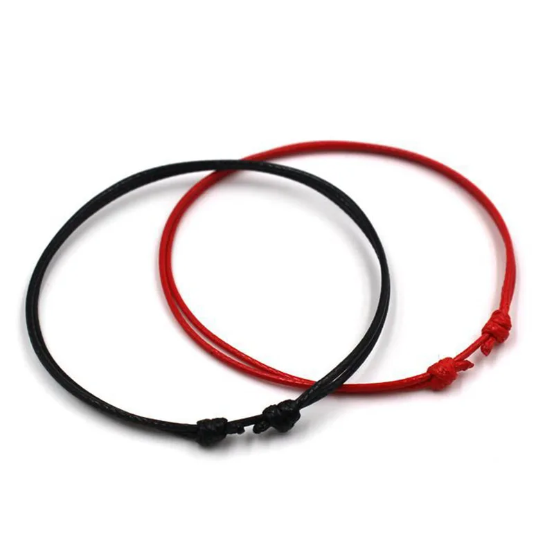 

Fashion Handmade Rope Chain Lucky Rope Bracelet & Bangles For Women Men Wax Thread Lovers Bracelets