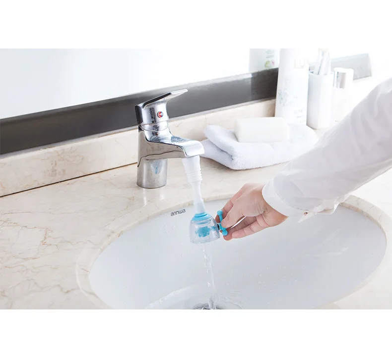 360 Adjustable Flexible Kitchen Faucet Tap Extender Faucet Save Water Splash-Proof Water Outlet Shower Head Water Filter Sprink