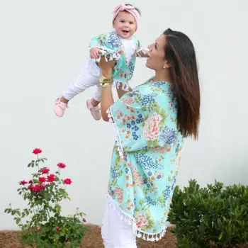 

Women Girl Summer Lace Floral Kimono Cardigan Jacket Beach Boho Cover Up Printed Cute Fashion High Quality 2019 Hot