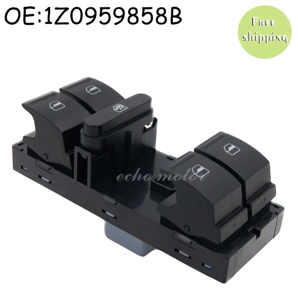 

New For SKODA Fabia Octavia Super B For Yeti DRIVER Power Window Switch Button 1Z0959858B 1Z0 959 858B 1ZD959856