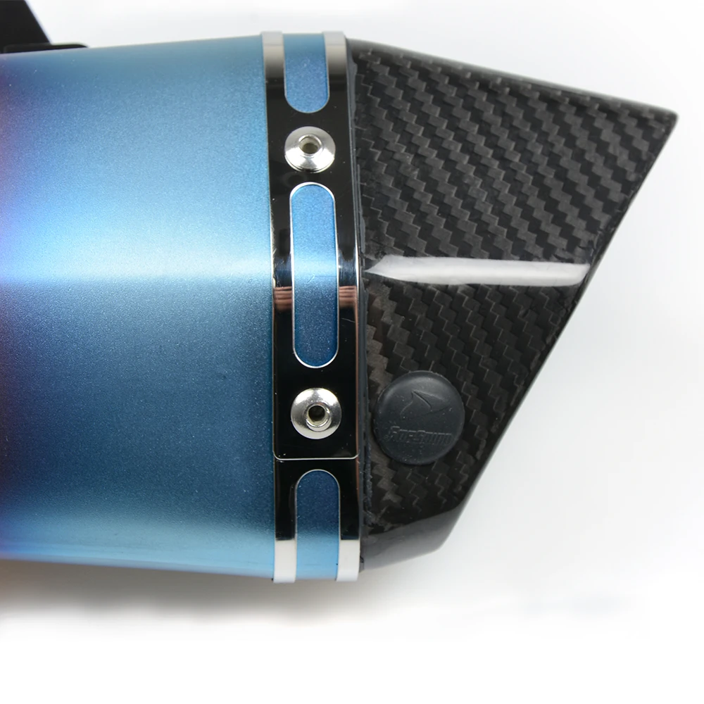 Выхлопная труба из углеродного волокна для Honda CBR 600RR F2 F3 F4 F4i 900 929 954 1000RR/Suzuki TS DR DRZ