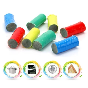 

2 Pcs/lot Hot Sale Magic Stainless Steel Rod Magic Stick Metal Rust Remover Cleaning Wash Brush Useful Kitchen Clean Tools