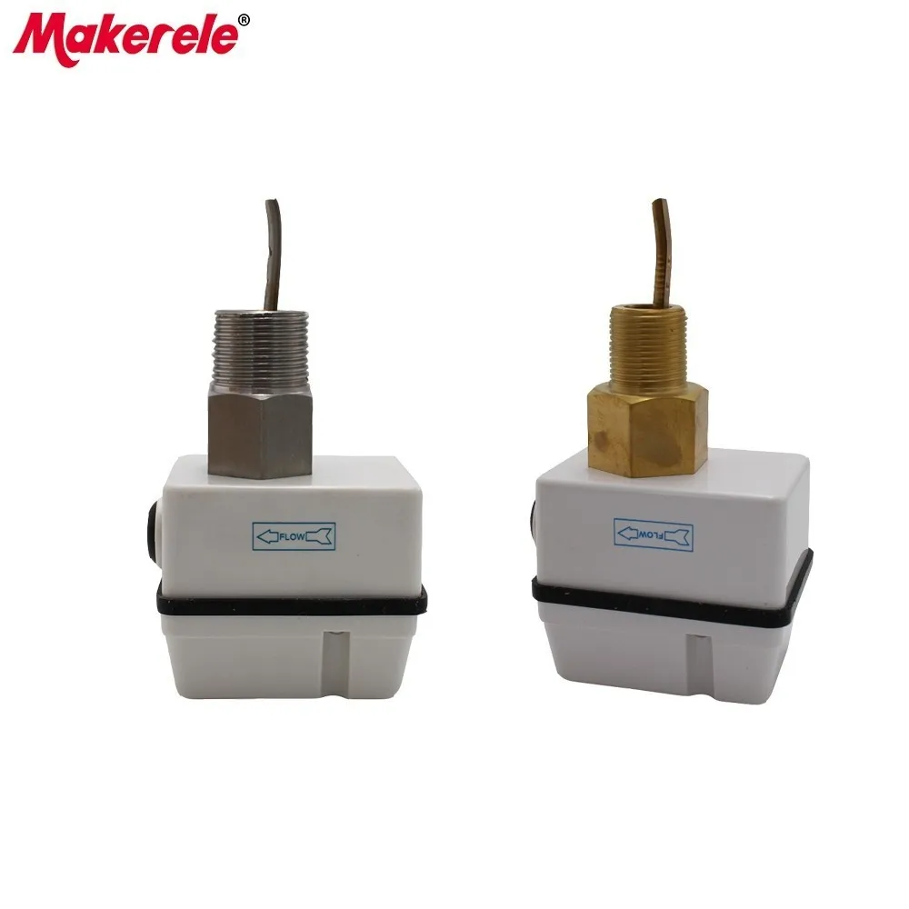 Brass/Stainless Paddle Flow Switches For Gas/Liquid Flow Sensor Air Conditioner Parts AC 250V