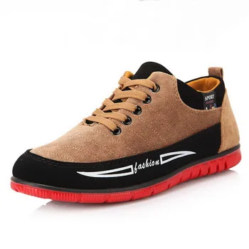 

Men's Shoes Flat Casual Shoes Canvas Men Shoes Spring Autumn Mens Fashion Leisure Brand Frosted Man 39-44