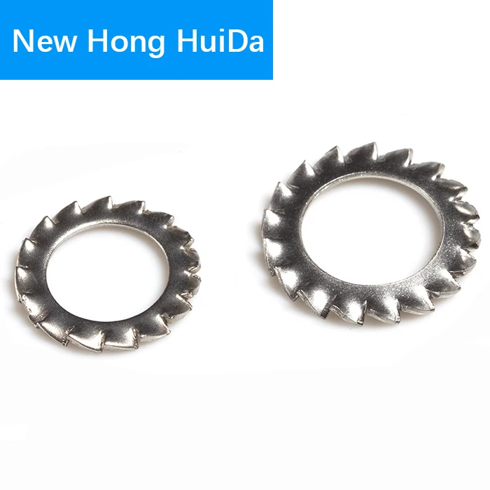 Внешний зубчатый прокладка шайба M2.5 M3 M4 m5 m6 m8 m10 m12 M14 M16 ...