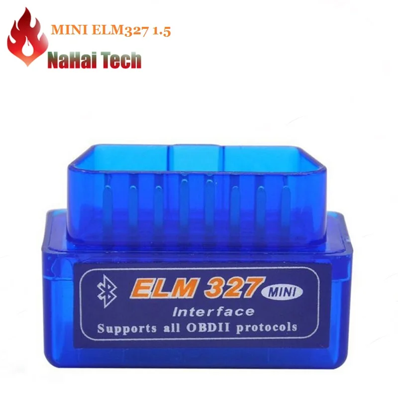 

Super MINI ELM327 Bluetooth Scanner V1.5 Work Android Torque Wireless Interface ELM 327 Support OBDII Protocols