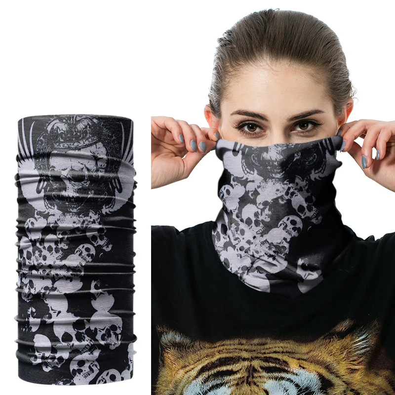 

Outdoor Hiking Camo Scarf Women Half Face Mask Sport Bandana Unisex Cycling Balaclava Bike Scarves Running Ski Windproof