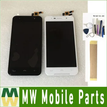 

For Homtom HT37 HT37Pro HT37 Pro LCD Display Screen And Touch Screen Assembly Black White Color With frame With Tools tape