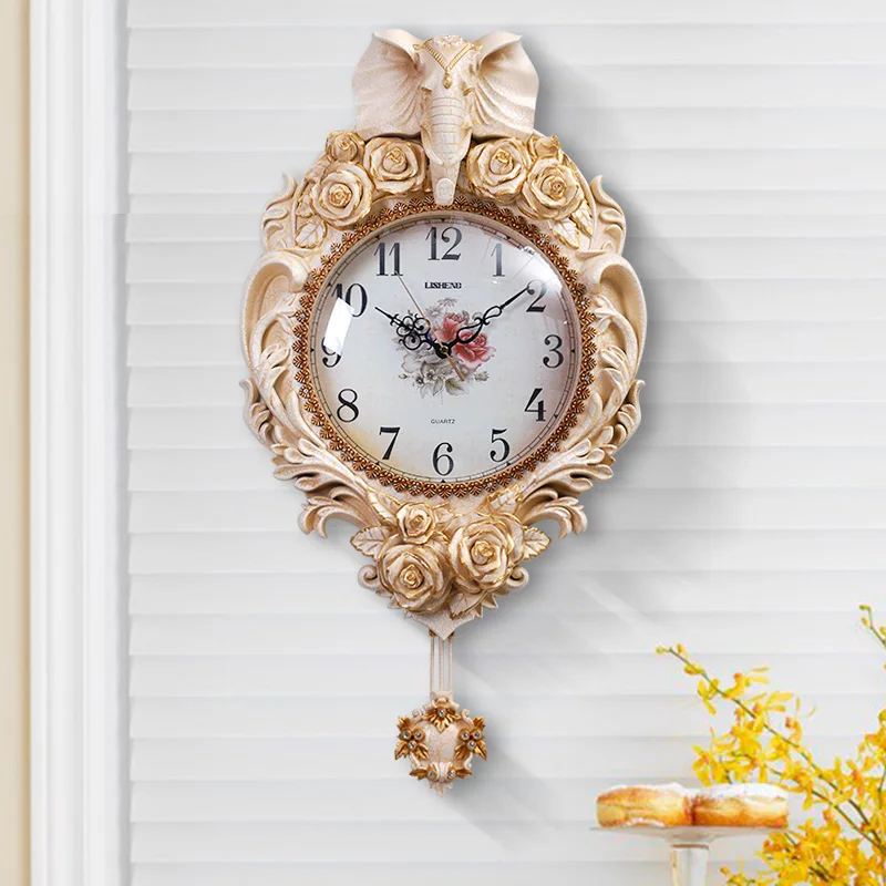 Creative Retro Wall Clock Living Room Bedroom Decoration Clocks Living Room Bedroom Decoration Clocks