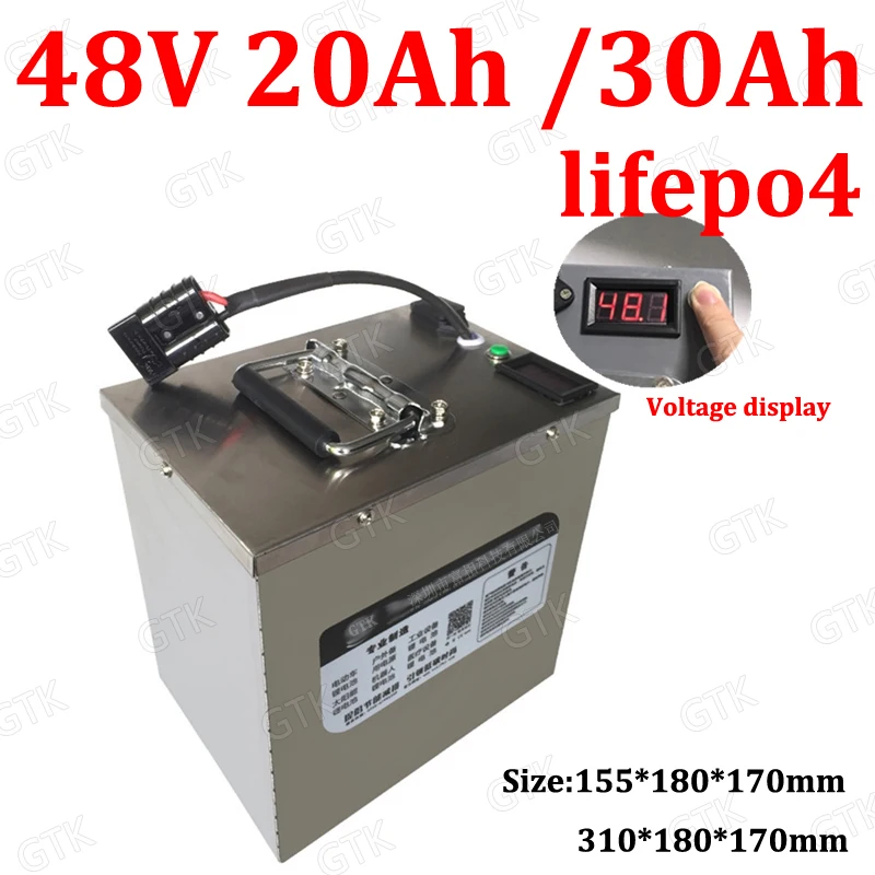 Аккумулятор Lifepo4 48 В 30 Ач 20 длительный срок службы батареи для электрического