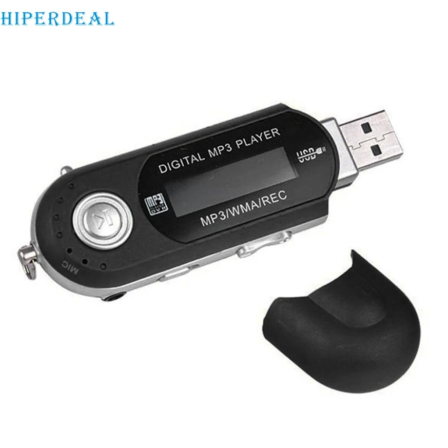 HIPERDEAL портативный мини USB флэш MP3-плеер ЖК-экран Поддержка флэш TF слот для карт цифровой MP3 музыкальный плеер FM радио+ наушники