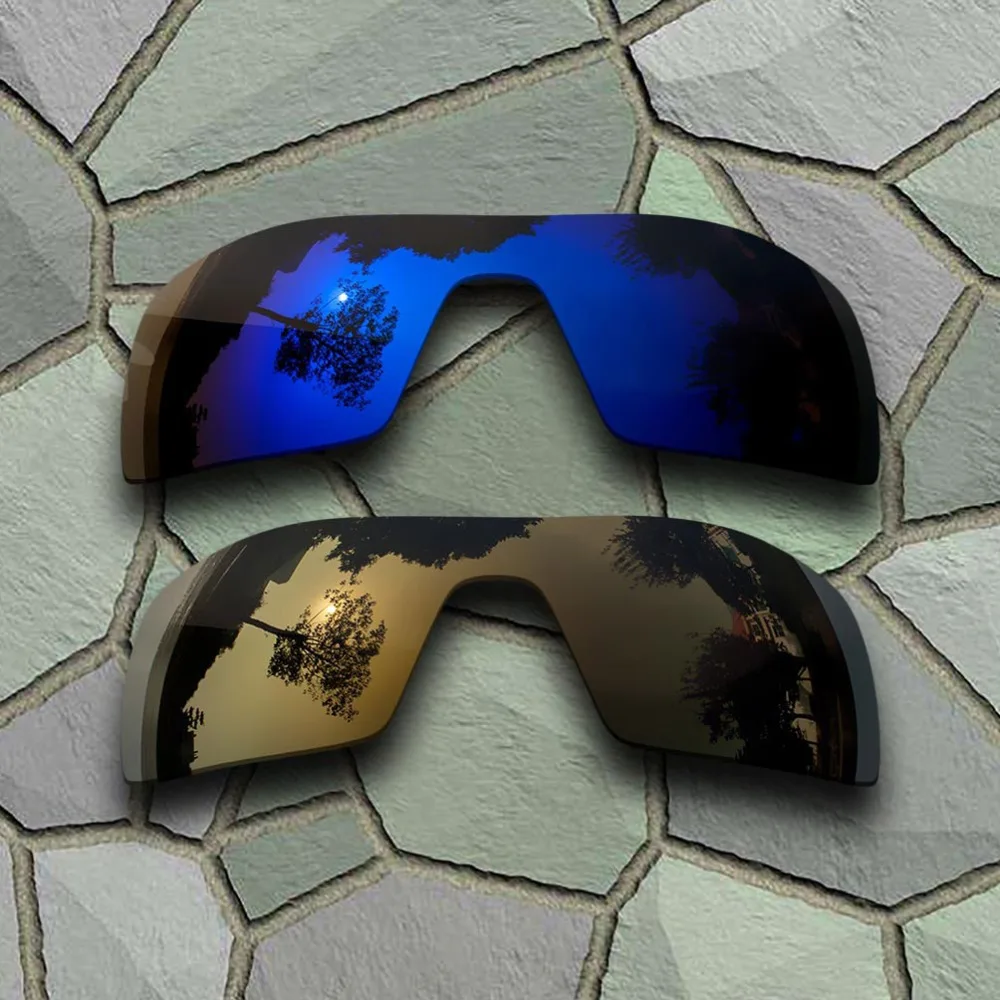 Фиолетовые синие и бронзовые медные солнцезащитные очки поляризованные Сменные линзы для Oakley Oil Rig