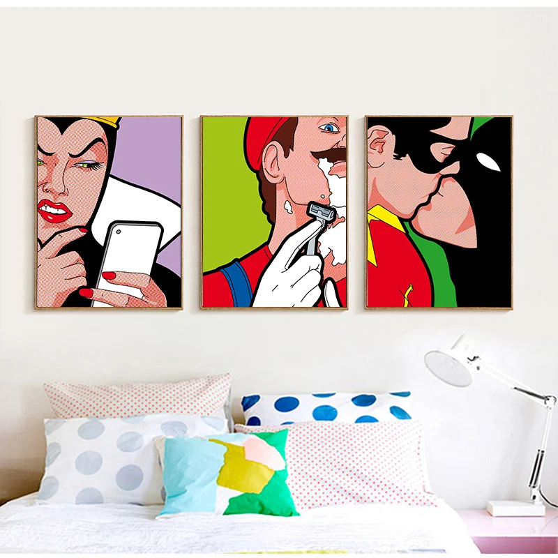 

The secret life of superheroes WALLPAPER Clear Image Wall Stickers Home 42*30cm No Frame