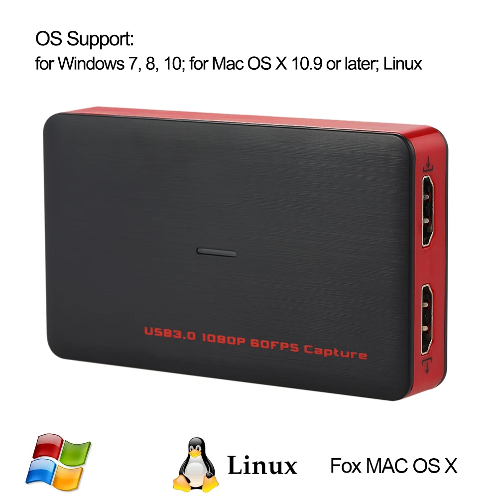 Ezcap261 USB 3 0 HD видео игра захват 1080P конвертер Live Sreaming Plug and Play вход выход для XBOX One PS4