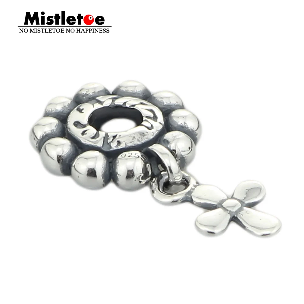 

Mistletoe Genuine 925 Sterling Silver Rosary Charm Bead Fit European Troll 3mm Bracelet & Necklace Jewelry