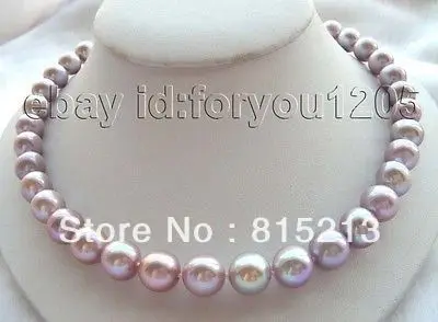 

ddh001554 18" Natural 12mm Round Lavender Pearl Necklace
