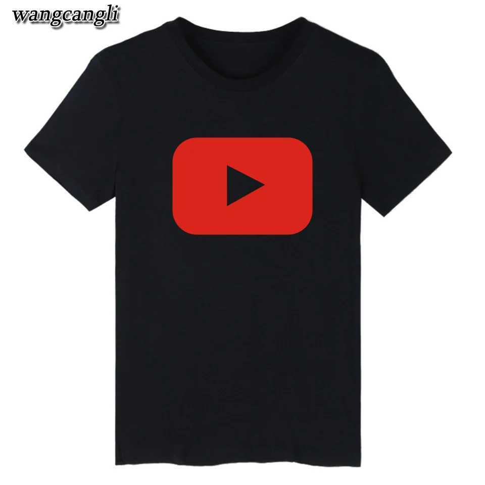 17 best friends t shirt harajuku Youtube Logo Printed tshirts cotton women with 4XL You Tube T-shirts for women Tee Shirt 3