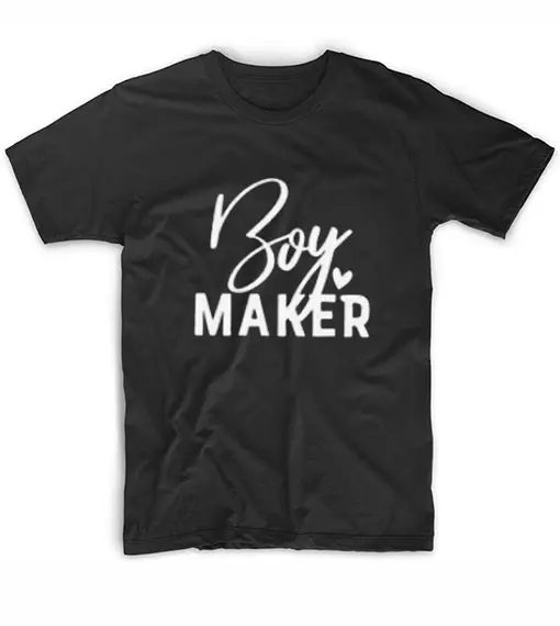 Мальчика Maker для женщин хлoпкoвaя пoвсeднeвнaя забавная футболка Леди Топ девочек