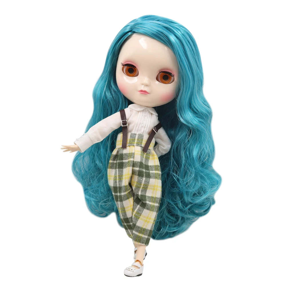 Ice Fortune Days factory azone шарнирное тело 30 см белая кожа синий Смешанные цвета Кудри