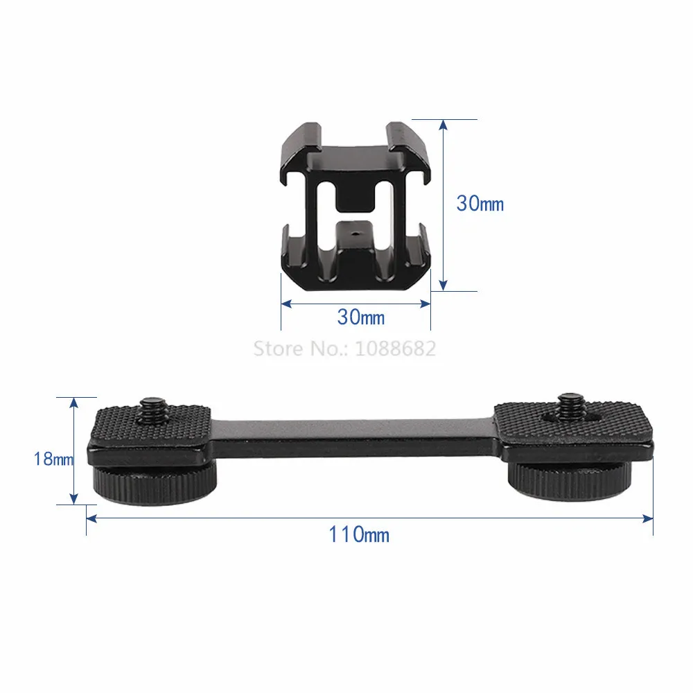 3 Heads Hot Shoe Mount Adapter (4)