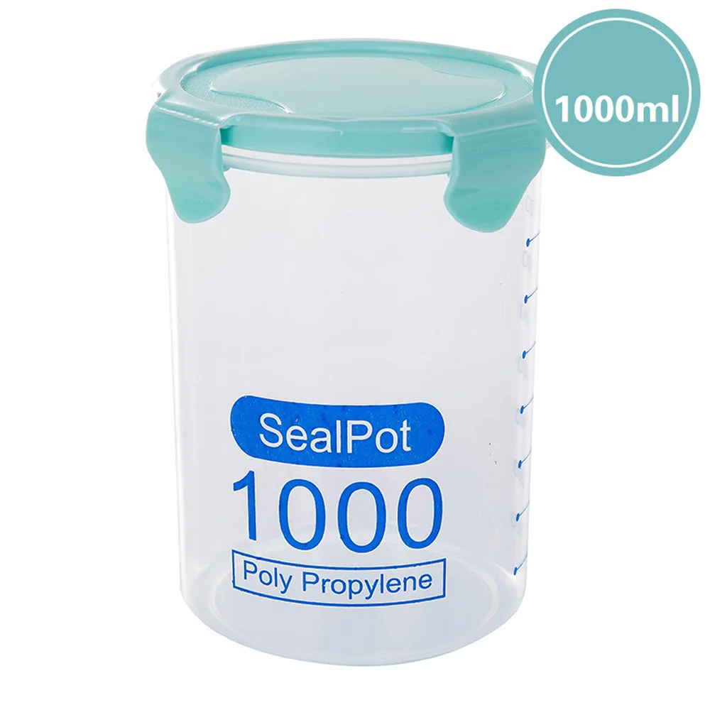 Kitchen accessories Super Large volum Artifact Plastic Sealed Cans Kitchen Storage Transparent Food Canister Keep Fresh Jar A35 (11)