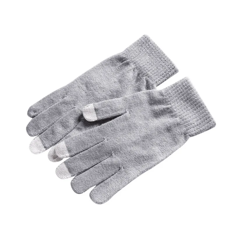 Touch screen gloves winter warm thickening gloves men and women wild magic knit five-finger gloves fashion casual student gloves Touch screen gloves winter warm thickening gloves men and women wild magic knit five-finger gloves fashion casual student gloves
