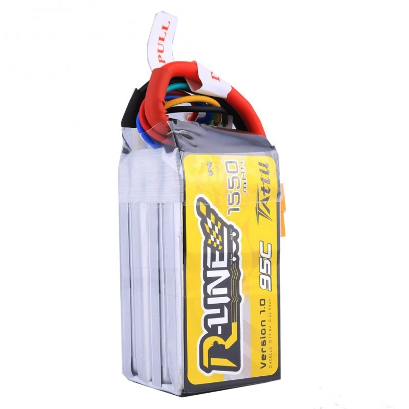 Tattu R-Line 1550 mAh 14,8 V 95C 4S XT60 Plug Перезаряжаемые Lipo Батарея для модели RC игрушки беспилотники Вертолет игрушки запасных Запчасти DIY