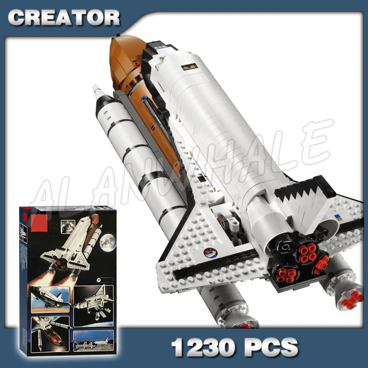 Kopen 1230pcs Schepper Nieuwe Shuttle Expedition Adventure 16014 Model Bouwstenen Monteren Bakstenen Kinderen Kids Compatibel Met Lego