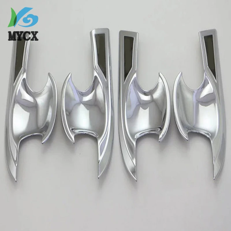 Подходит для Honda Civic 10th ABS Хромированная дверная ручка декоративная рамка с блестками накладка наклейка
