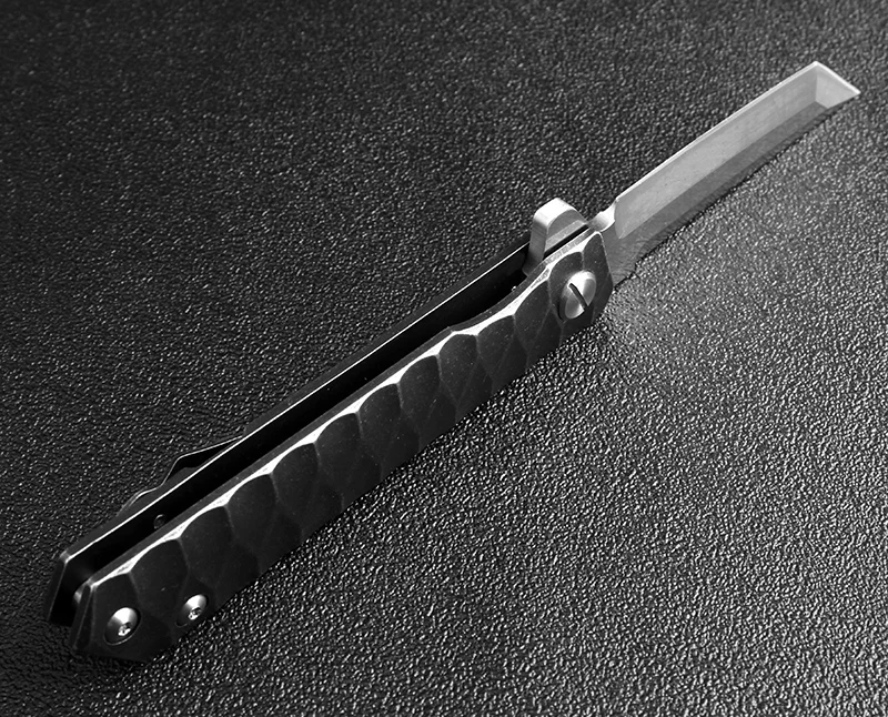 KKWOLF New pocket folding knife D2 blade camping hunting survival tactical knives ball bearing Flip