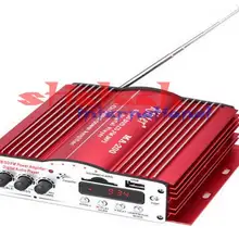 От DHL или FedEx 20 штук 4CH 4 канала домашнего автомобиля Hi-Fi аудио Мощность MP3 usb-усилитель SD MMC DVD плеер горячая распродажа
