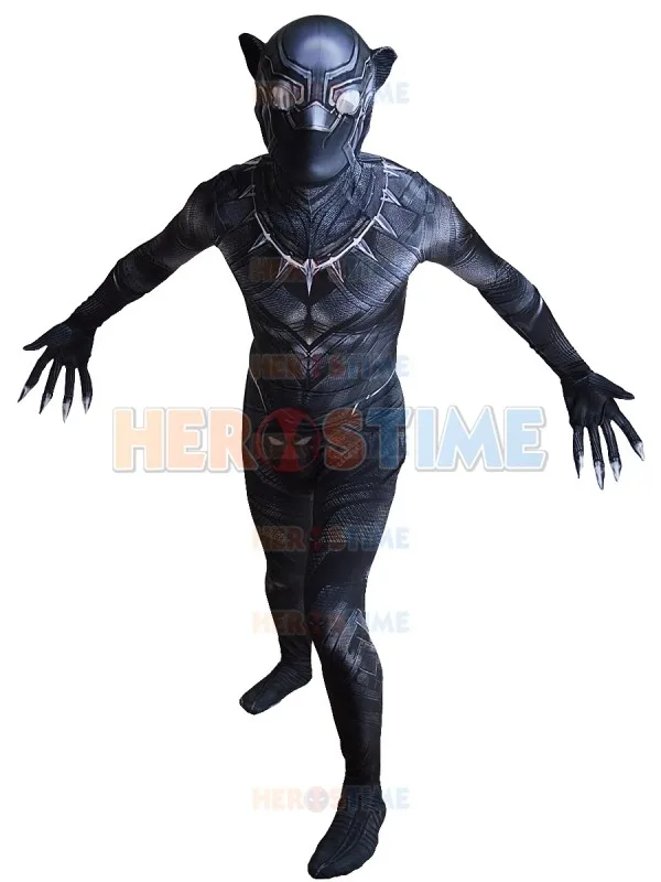 pantera elastan full Civil War zniżka 3D mężczyzna Stop118 kostium Ostatnia Zentai Darmowa body gorąca czarna odcień superbohatera wysyłka sprzedaż Halloween kostium garnitur 2 pantera elastan full Civil 2