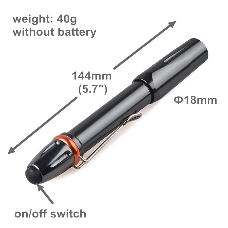 

UV Flashlight Pencil Pocket Torch Powerful 395nm LED Ultraviolet Light Lamp Portable Detection Multi-functional Lights 2019 New