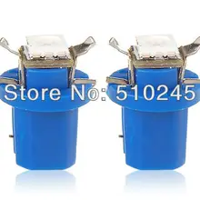 1000 XFree авто LED T5 B8.5D 1 LED SMD 5050 Клин светодиодные лампы 1SMD белый/зеленый/синий/красный/желтый