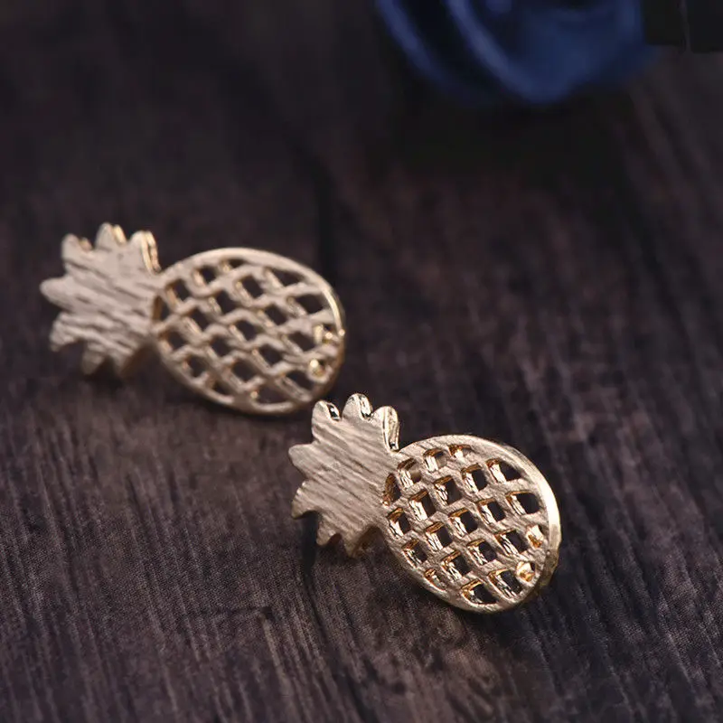 

fashion fruit type earring pineapple shape pattern earrings woman trendy jewelry Bijoux Femme e060