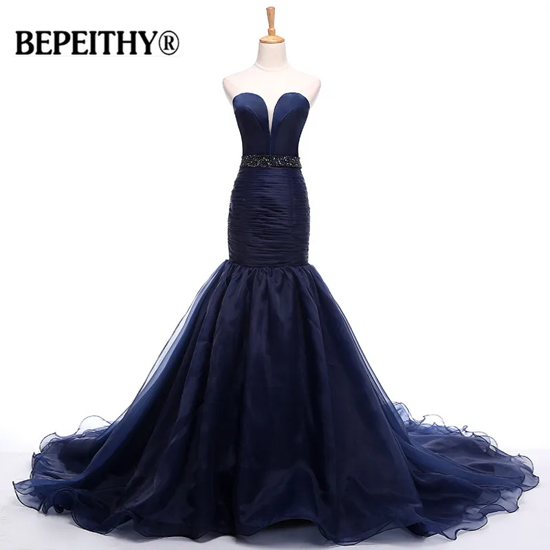 Robe De Soiree, длинное вечернее платье русалки, органза, шнуровка сзади, быстрая,, красные официальные платья, vestido de festa