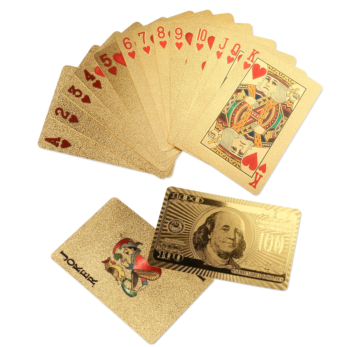 Buy Deck Of Gold Foil Foil Poker Dollar Style Poker