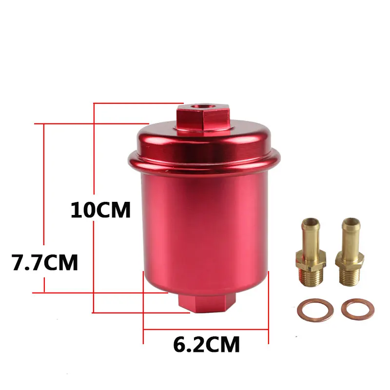 Universal Aluminum High Flow Performance Fuel Filter Washable Filter RS-OFI013 fuel filter fuel filter water separator