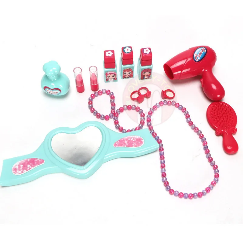 Cena Makijaż dla dzieci zabawki dla dziewczynek gry dla dzieci kosmetyki udawaj zestaw do gry fryzjerstwo makijaż uroda zabawka dla dziewczyny rozwijającej grę