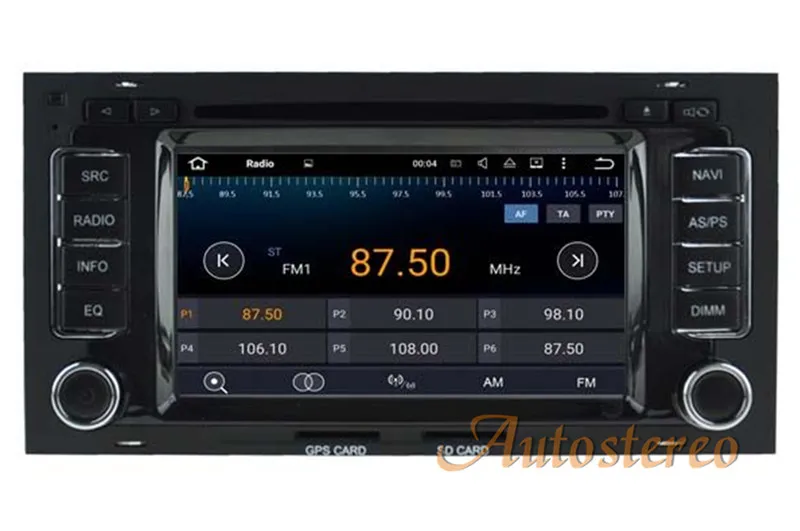 Android 7.1 4 ядра dvd-плеер автомобиля для VW Volkswagen Touareg 2003-2010 Car GPS навигации стерео Радио Bluetooth WI-FI