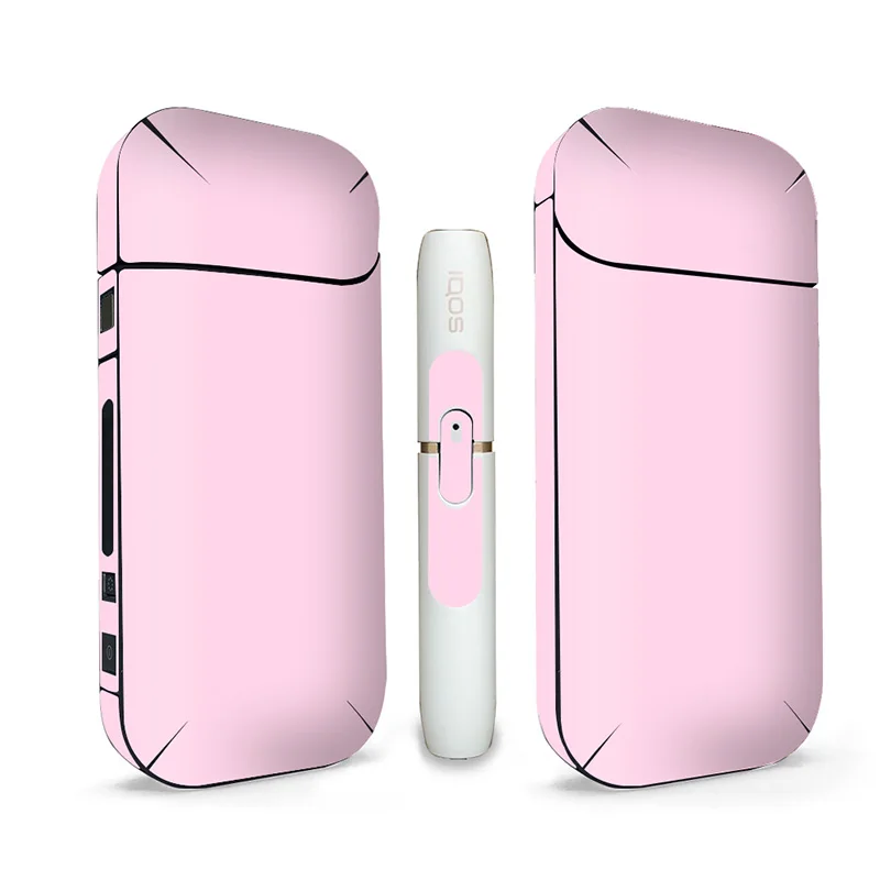 Розовый цвет дизайн для кожи IQOS электронных сигарет Универсальный стикер