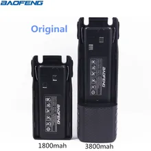Оригинал BAOFENG UV-82 BL-8 7,4 В 1800 и 3800 мАч литий-ионный Батарея для Baofeng UV-82 UV-82HX UV-82HP UV-8D Walkie Talkie UV82