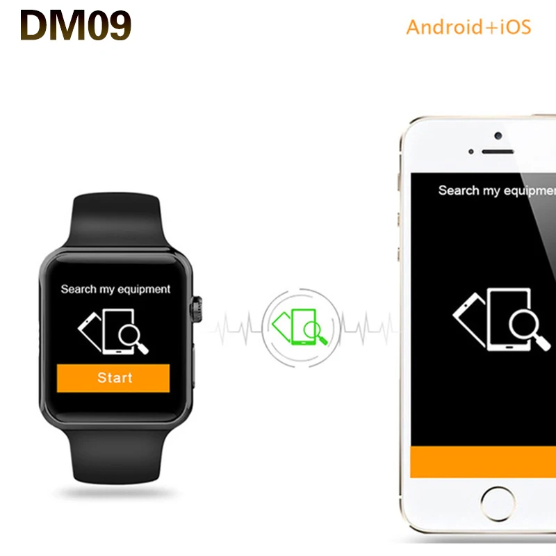 

DM09 Bluetooth Smart Watch 2.5D ARC HD Screen Support SIM Card Wearable Devices SmartWatch Magic Knob For IOS Android 2015 New